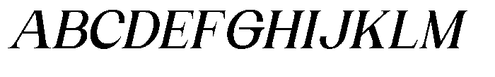Gentano Athiroen  Italic Extra Bold Font UPPERCASE