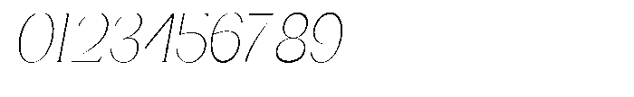 Gentano Athiroen  Italic Extra Light Ultra Condensed Font OTHER CHARS
