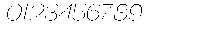 Gentano Athiroen  Italic Extra Light Font OTHER CHARS