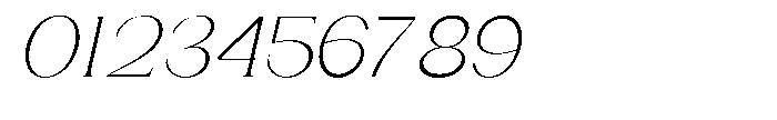 Gentano Athiroen  Italic Light Font OTHER CHARS