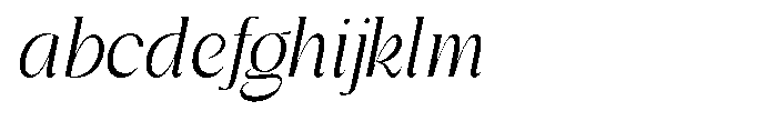 Gentano Athiroen  Italic Medium Condensed FONT