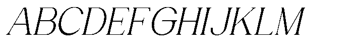 Gentano Athiroen  Italic Regular Font UPPERCASE