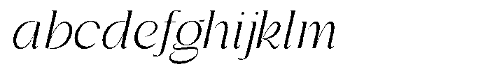 Gentano Athiroen  Italic Regular FONT