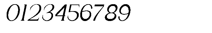 Gentano Athiroen  Italic Semi Bold Condensed Font OTHER CHARS