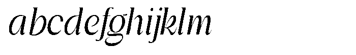 Gentano Athiroen  Italic Semi Bold Extra Condensed FONT