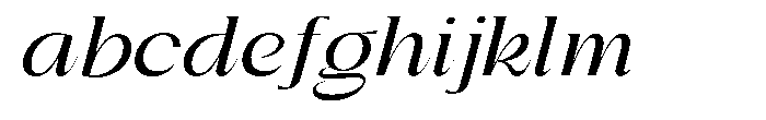 Gentano Athiroen  Italic Semi Bold Extra Expanded FONT