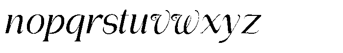 Gentano Athiroen  Italic Semi Bold Semi Condensed Font LOWERCASE