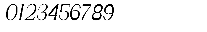 Gentano Athiroen  Italic Semi Bold Ultra Condensed Font OTHER CHARS