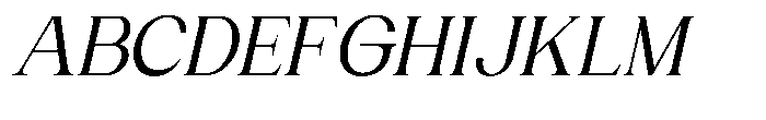 Gentano Athiroen  Italic Semi Bold Font UPPERCASE