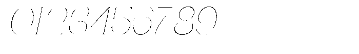 Gentano Athiroen  Italic Thin Condensed Font OTHER CHARS