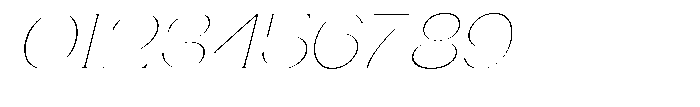 Gentano Athiroen  Italic Thin Expanded Font OTHER CHARS