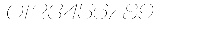 Gentano Athiroen  Italic Thin Extra Expanded Font OTHER CHARS