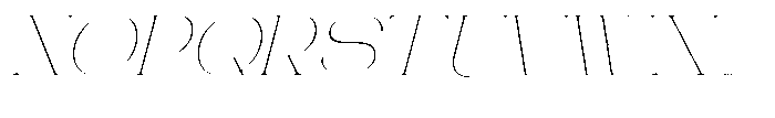 Gentano Athiroen  Italic Thin Extra Expanded Font UPPERCASE