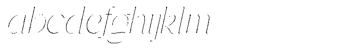 Gentano Athiroen  Italic Thin Semi Condensed FONT