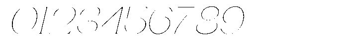 Gentano Athiroen  Italic Thin Semi Expanded Font OTHER CHARS