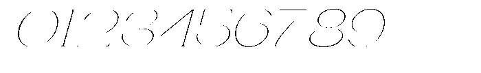Gentano Athiroen  Italic Thin Ultra Expanded Font OTHER CHARS