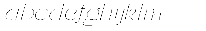 Gentano Athiroen  Italic Thin Ultra Expanded FONT