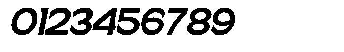 Gentano Athiroen  Sans Black Expanded Slanted Font OTHER CHARS