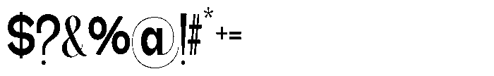 Gentano Athiroen  Sans Black Extra Condensed Font OTHER CHARS