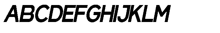 Gentano Athiroen  Sans Black Semi Condensed Slanted Font UPPERCASE