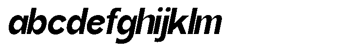 Gentano Athiroen  Sans Black Semi Expanded Slanted FONT