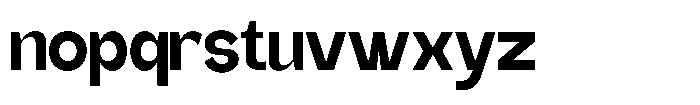 Gentano Athiroen  Sans Black Semi Expanded Font LOWERCASE