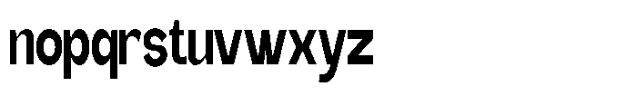 Gentano Athiroen  Sans Black Ultra Condensed Font LOWERCASE