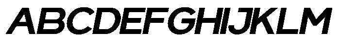 Gentano Athiroen  Sans Black Ultra Expanded Slanted Font UPPERCASE