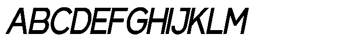 Gentano Athiroen  Sans Bold Condensed Slanted Font UPPERCASE