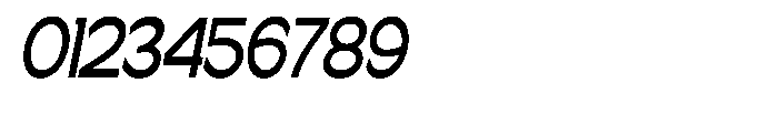 Gentano Athiroen  Sans Bold Extra Condensed Slanted Font OTHER CHARS