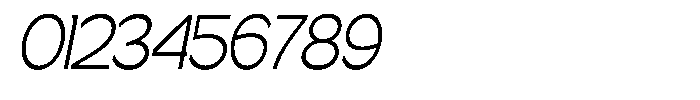 Gentano Athiroen  Sans Condensed Slanted Font OTHER CHARS