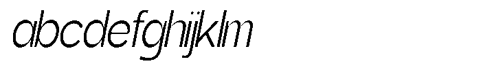 Gentano Athiroen  Sans Condensed Slanted FONT