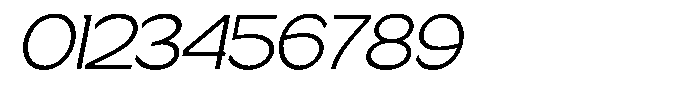 Gentano Athiroen  Sans Expanded Slanted Font OTHER CHARS