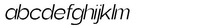 Gentano Athiroen  Sans Expanded Slanted FONT