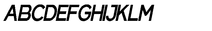 Gentano Athiroen  Sans Extra Bold Condensed Slanted Font UPPERCASE