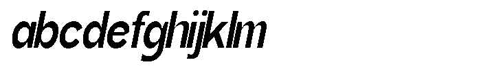 Gentano Athiroen  Sans Extra Bold Condensed Slanted FONT