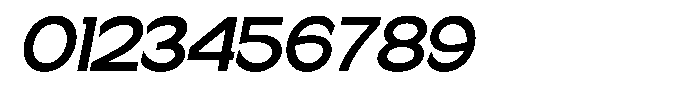 Gentano Athiroen  Sans Extra Bold Expanded Slanted Font OTHER CHARS