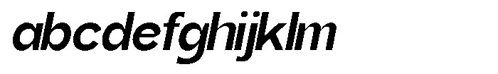 Gentano Athiroen  Sans Extra Bold Expanded Slanted FONT