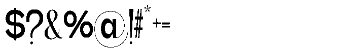 Gentano Athiroen  Sans Extra Bold Extra Condensed Font OTHER CHARS
