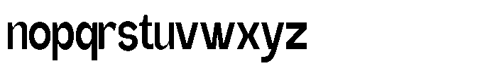 Gentano Athiroen  Sans Extra Bold Extra Condensed Font LOWERCASE