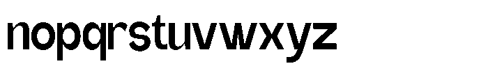 Gentano Athiroen  Sans Extra Bold Semi Condensed Font LOWERCASE