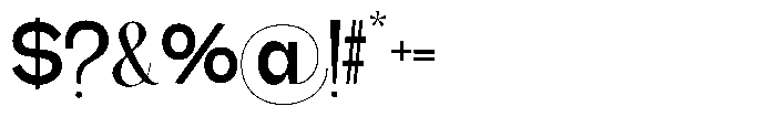 Gentano Athiroen  Sans Extra Bold Font OTHER CHARS