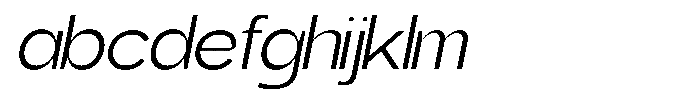 Gentano Athiroen  Sans Extra Expanded Slanted FONT