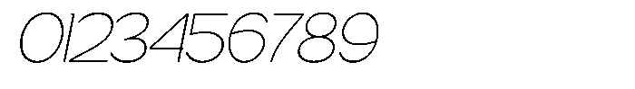 Gentano Athiroen  Sans Extra Light Slanted Font OTHER CHARS