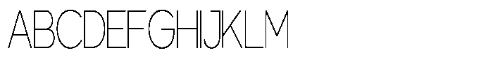 Gentano Athiroen  Sans Extra Light Ultra Condensed Font UPPERCASE