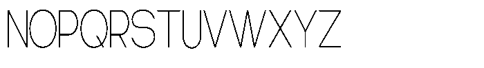Gentano Athiroen  Sans Extra Light Ultra Condensed Font UPPERCASE
