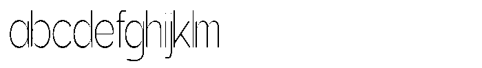 Gentano Athiroen  Sans Extra Light Ultra Condensed FONT
