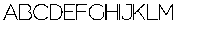 Gentano Athiroen  Sans Light Extra Expanded Font UPPERCASE