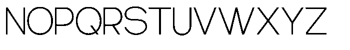 Gentano Athiroen  Sans Light Semi Expanded Font UPPERCASE