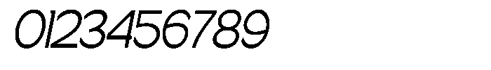 Gentano Athiroen  Sans Medium Condensed Slanted Font OTHER CHARS